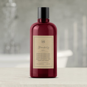 Étiquettes Pour Bouteilles De Vin Ajouter un logo Gris Liste des ingrédients de la f