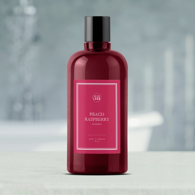 Étiquettes Pour Bouteilles De Vin Ajouter votre logo classique Couleur personnalisée (Créateur téléchargé)