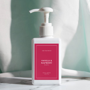 Étiquettes Pour Bouteilles De Vin Ajoutez votre marque Custom Color Modern Product É