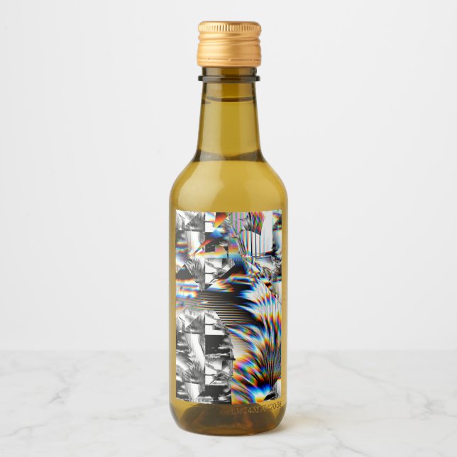 Étiquettes Pour Bouteilles De Vin Attaque arc-en-ciel (Devant)