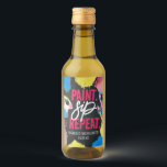 Étiquettes Pour Bouteilles De Vin Bachelorette Paint and Sip Chalkboard Party Favori<br><div class="desc">Obtenez votre bachelorette colorée peinture et sip party commencée directement avec des étiquettes de vin personnalisés individuels. Il suffit de customiser avec le nom de la mariée et la date de la fête pour une sensation personnelle amusante. Le design comprend la typographie "peinture sip double" ainsi que des plaques de...</div>