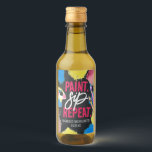 Étiquettes Pour Bouteilles De Vin Bachelorette Paint and Sip Chalkboard Party Favori<br><div class="desc">Obtenez votre bachelorette colorée peinture et sip party commencée directement avec des étiquettes de vin personnalisés individuels. Il suffit de customiser avec le nom de la mariée et la date de la fête pour une sensation personnelle amusante. Le design comprend la typographie "peinture sip double" ainsi que des plaques de...</div>