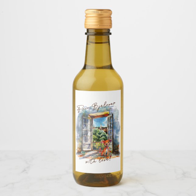 Étiquettes Pour Bouteilles De Vin Bjelovar (Devant)