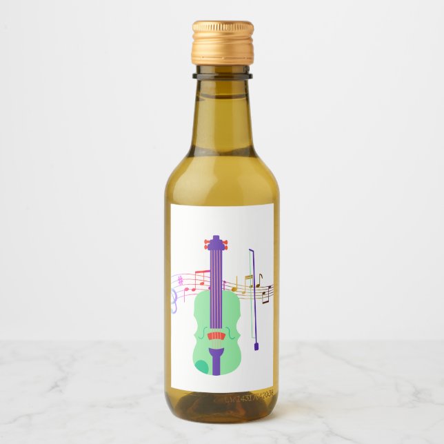 Étiquettes Pour Bouteilles De Vin Bouteille (Devant)
