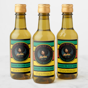 Étiquettes Pour Bouteilles De Vin Diplôme de Photo Panafricain