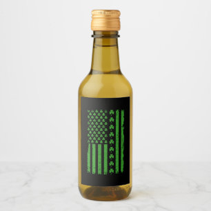 Étiquettes Pour Bouteilles De Vin Draps Shamrocks Saint-Patrick américain US