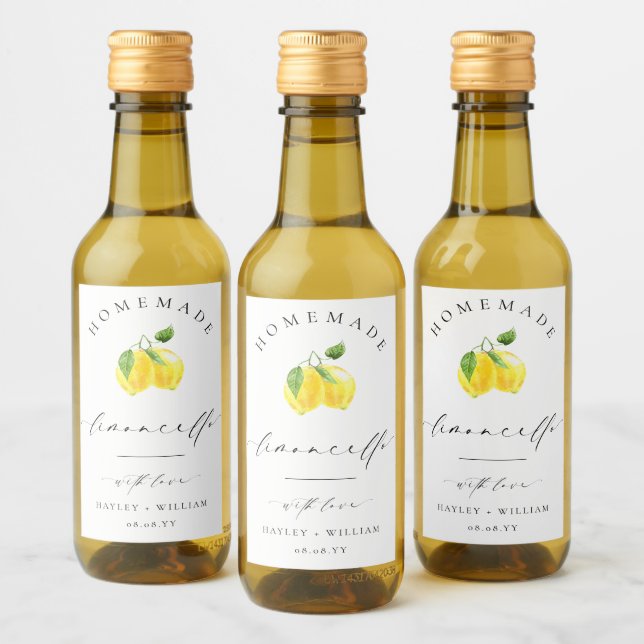 Étiquettes Pour Bouteilles De Vin Ellesmere Limoncello Favoriser (Bouteilles)