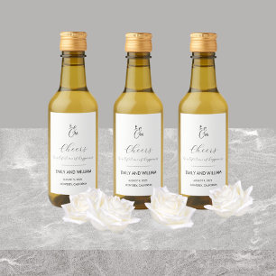 Étiquettes Pour Bouteilles De Vin Étiquettes de bouteilles de vin Mini Formel et Élé