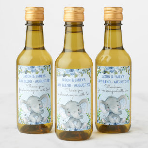 Étiquettes Pour Bouteilles De Vin Étiquettes de vin miniatures pour Baby Shower Élép