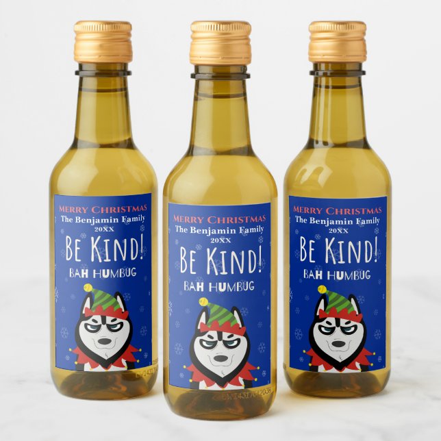 Étiquettes Pour Bouteilles De Vin Funny Joyeux Noël Joyeux Joyeux Fêtes Personnalise (Bouteilles)