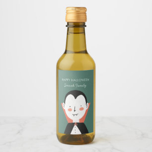 Étiquettes Pour Bouteilles De Vin Joyeux Halloween Dracula