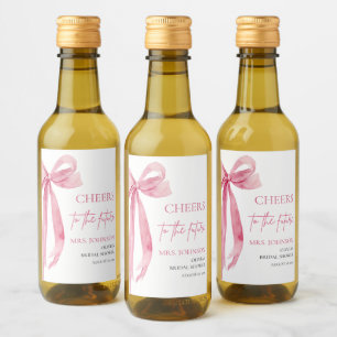 Étiquettes Pour Bouteilles De Vin La Bow Rose Vive Rend Hommage À La Future Fête des