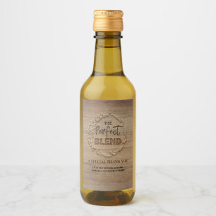 Étiquettes Pour Bouteilles De Vin Le Mariage de fusion parfait