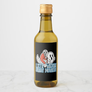 Étiquettes Pour Bouteilles De Vin Let's Watch Scary Movies Scream Horror