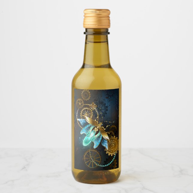 Étiquettes Pour Bouteilles De Vin Luciole de vapeur (Devant)