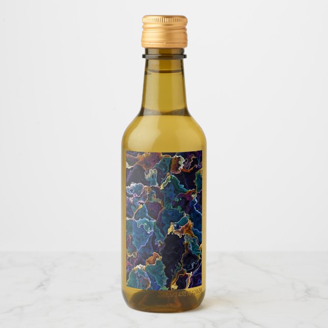Étiquettes Pour Bouteilles De Vin Marche à huile (Devant)