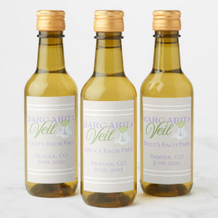 Étiquettes Pour Bouteilles De Vin Margarita Veil - Fun Bachelorette Party