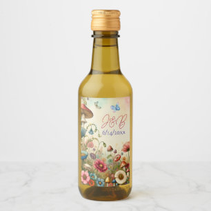 Étiquettes Pour Bouteilles De Vin Mariage de cottage personnalisé