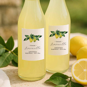 Étiquettes Pour Bouteilles De Vin Mini Limoncello Cadeaux de Remerciement