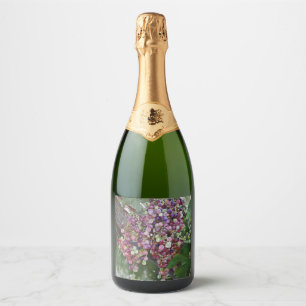 Étiquettes Pour Bouteilles De Vin Mousseux Abondance graphique — Pai botanique hyperréaliste