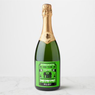 Étiquettes Pour Bouteilles De Vin Mousseux Accueil Amélioration Félicitations