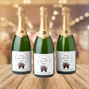 Étiquettes Pour Bouteilles De Vin Mousseux Accueil home sweet home nouveau cadeau maison de l