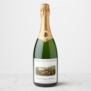 Étiquettes Pour Bouteilles De Vin Mousseux Baie d'Hudson (Collared Ungava) Lemming par Audubo