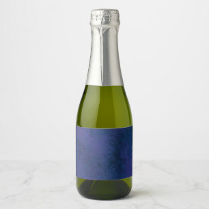Étiquettes Pour Bouteilles De Vin Mousseux bleu
