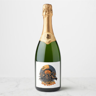 Étiquettes Pour Bouteilles De Vin Mousseux Bonne Idée cadeau Halloween Graphic T Shirt pour l