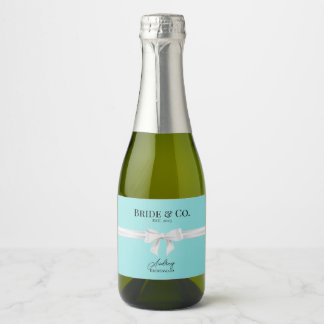 Étiquettes Pour Bouteilles De Vin Mousseux Bride & Co. Bridesmaid Mini Sparkling Vin Étiquett