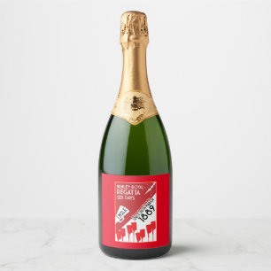 Étiquettes Pour Bouteilles De Vin Mousseux British River Thames Regatta