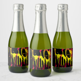Étiquettes Pour Bouteilles De Vin Mousseux burons et éperons et bacchanal