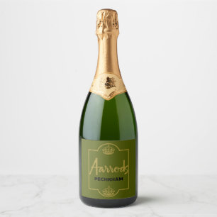 Étiquettes Pour Bouteilles De Vin Mousseux Cadeau classique britannique de nouveauté