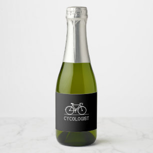 Étiquettes Pour Bouteilles De Vin Mousseux Cadeau cyclologue   Faites-moi confiance Je suis C