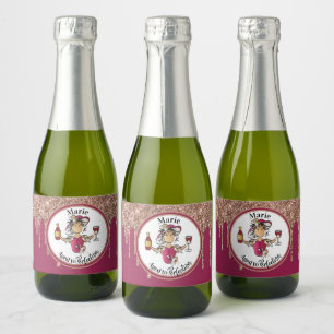 Étiquettes Pour Bouteilles De Vin Mousseux Cadeau d'anniversaire personnalisé Favoriser