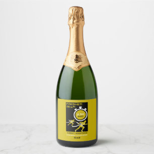 Étiquettes Pour Bouteilles De Vin Mousseux Cadeau de l'organisateur d'événements Marathon