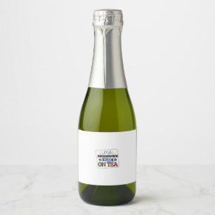 Étiquettes Pour Bouteilles De Vin Mousseux Café Art My Broomstick Joue Sur Thé