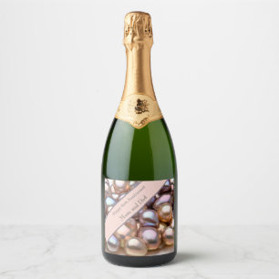Étiquettes Pour Bouteilles De Vin Mousseux Carte du 46e anniversaire du Mariage