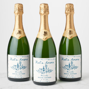 Étiquettes Pour Bouteilles De Vin Mousseux C'est l'Amour Enterrement de Vie de Jeune Fille It