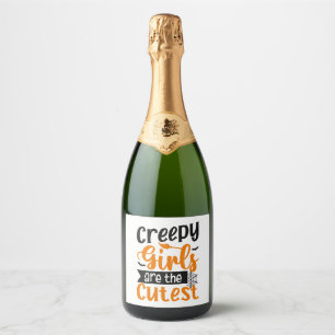 Étiquettes Pour Bouteilles De Vin Mousseux Chemise d'Halloween, Chemise d'Halloween, Hallowee