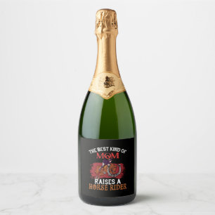 Étiquettes Pour Bouteilles De Vin Mousseux Cheval Art Le Meilleur Genre De Maman