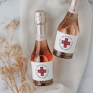 Étiquettes Pour Bouteilles De Vin Mousseux "Cheveux du chien" Drôle Mariage Hangover relief