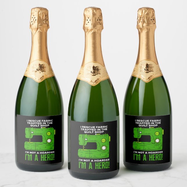 Étiquettes Pour Bouteilles De Vin Mousseux Couture (Bouteilles)