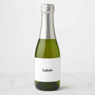 Étiquettes Pour Bouteilles De Vin Mousseux Créez Votre Propre Promotion de Marque Simple
