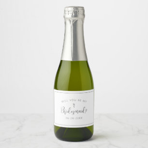 Étiquettes Pour Bouteilles De Vin Mousseux Demander une mini-Étiquette de boissons ménagères