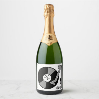 Étiquettes Pour Bouteilles De Vin Mousseux DJ, champagne 🍾 labels 🥂