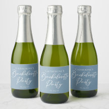 Dusty Blue Bachelorette Party Personalized Mini
