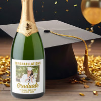 Elégant Gold Graduate Photo sur mesure