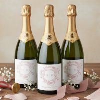 Élégant mariage à motif de chinoiserie rose avec o