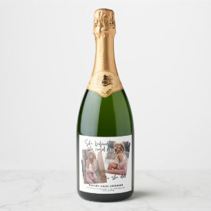 Étiquettes Pour Bouteilles De Vin Mousseux Elle croyait qu'elle pouvait faire son diplôme